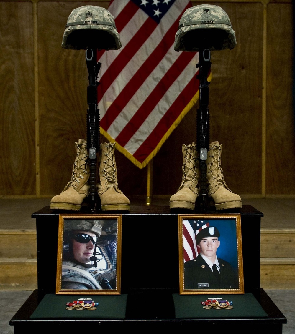 116th Cavalry Brigade honors fallen comrades in memorial service