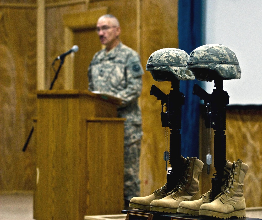 116th Cavalry Brigade honors fallen comrades in memorial service