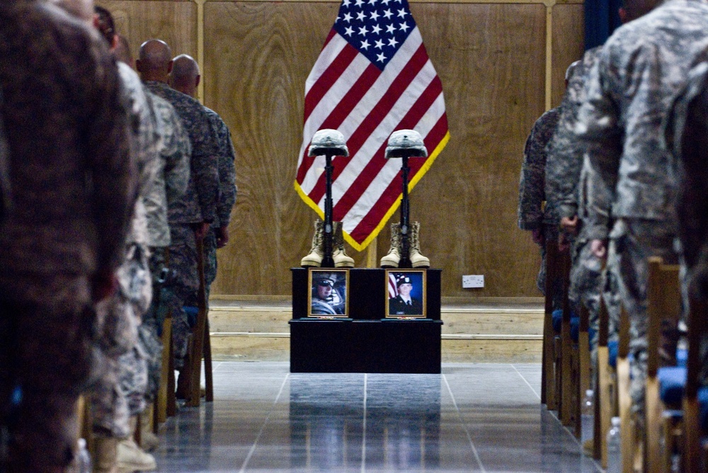 116th Cavalry Brigade honors fallen comrades in memorial service