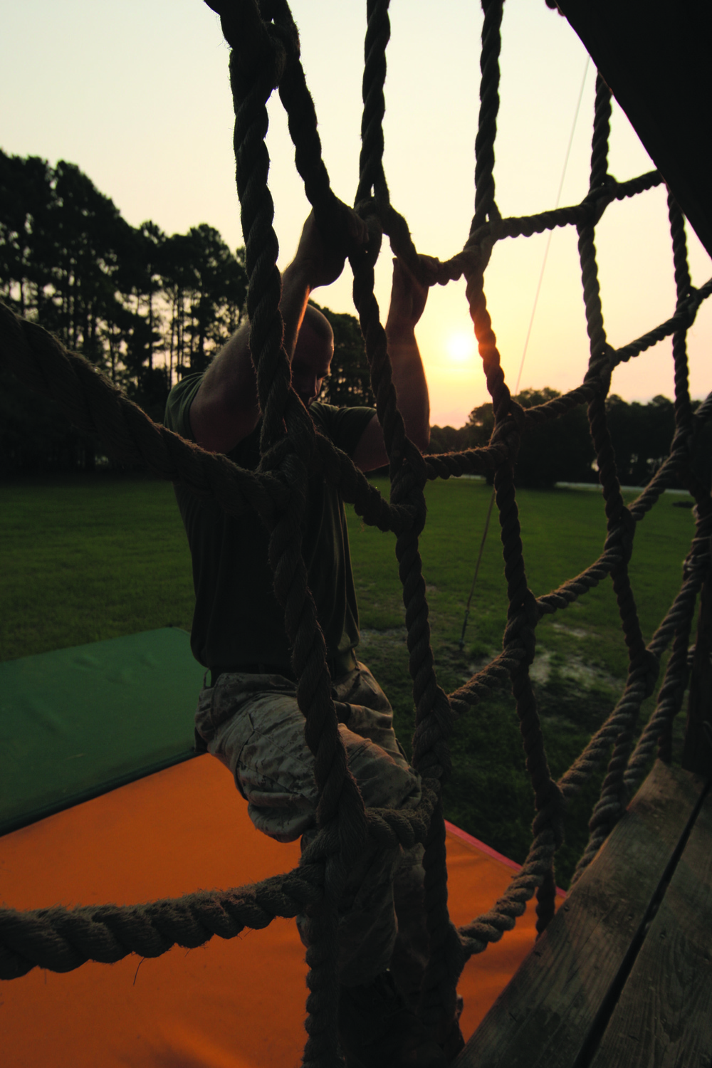 Headquarters Marines say goodbye from up high