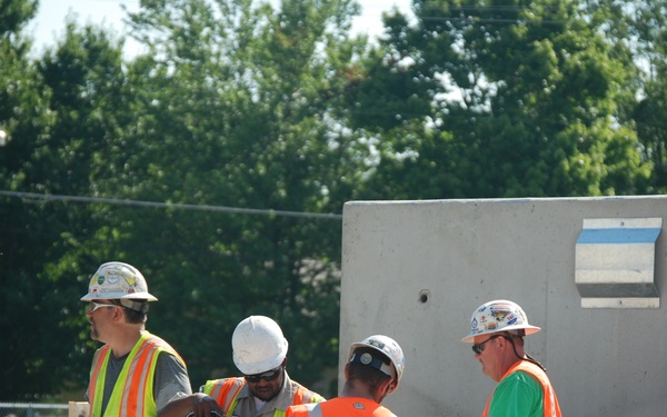 Tornado shelter installation near Joplin, Mo.