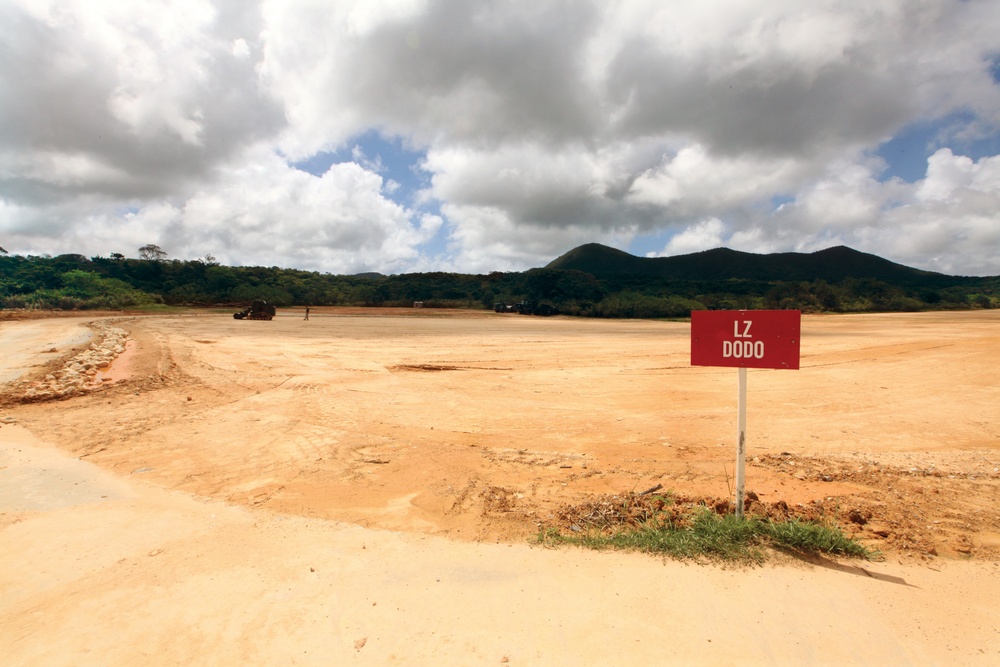 Ninth Engineer Support Battalion Marines improve Landing Zone Dodo