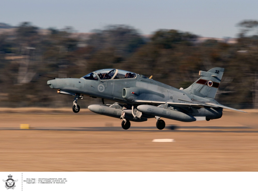 Royal Australian Air Force aircraft take to the skies during Talisman Sabre 2011