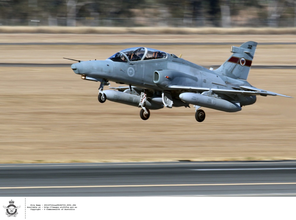 Royal Australian Air Force aircraft take to the skies during Talisman Sabre 2011