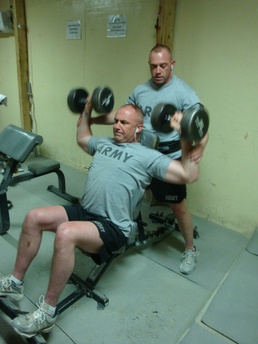 Task Force Raider first sergeant stays fit downrange