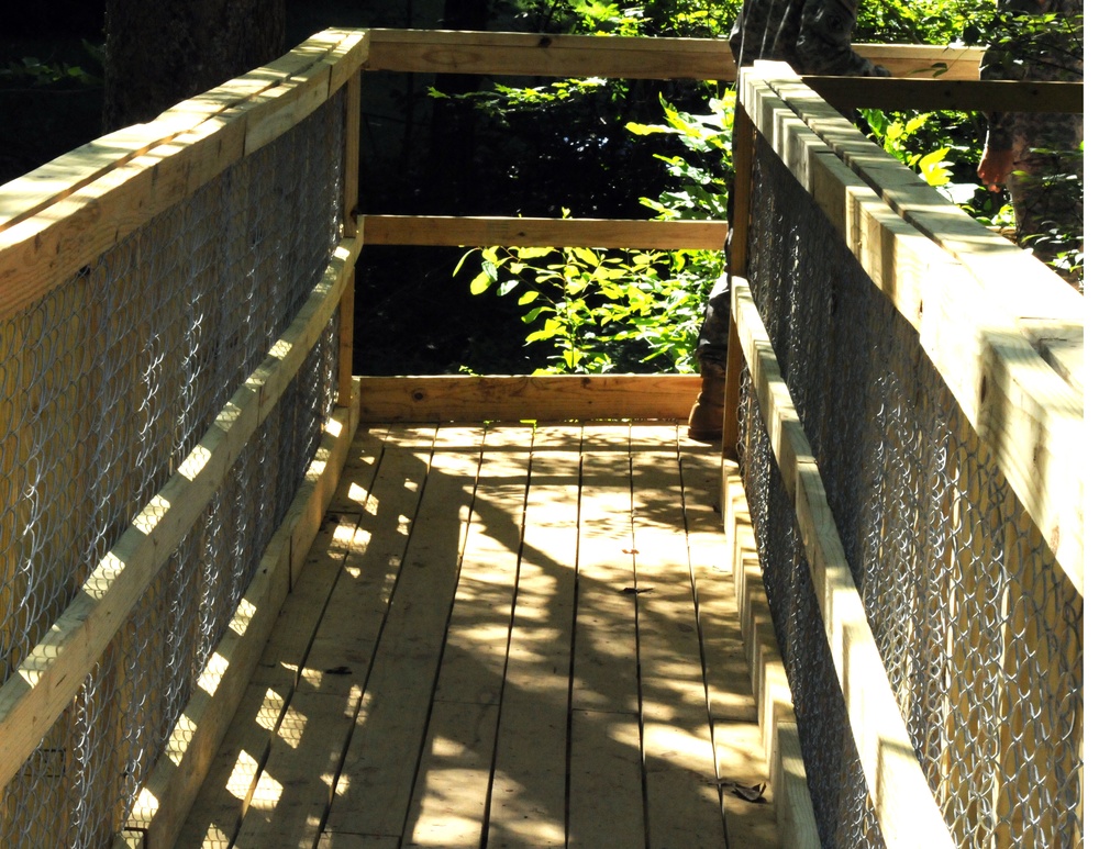 19th Engineers rebuild bridge at Camp Carlson Lake