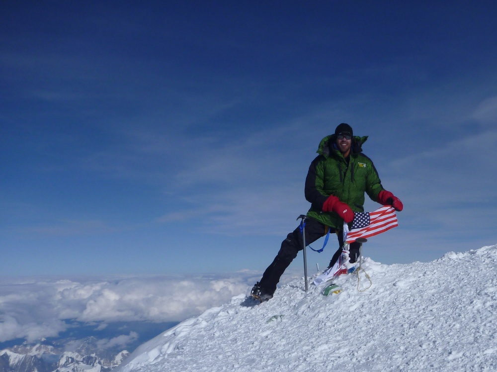 Captain climbs Denali, Kilmanjaro