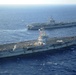 USS Enterprise and USS Dwight D. Eisenhower