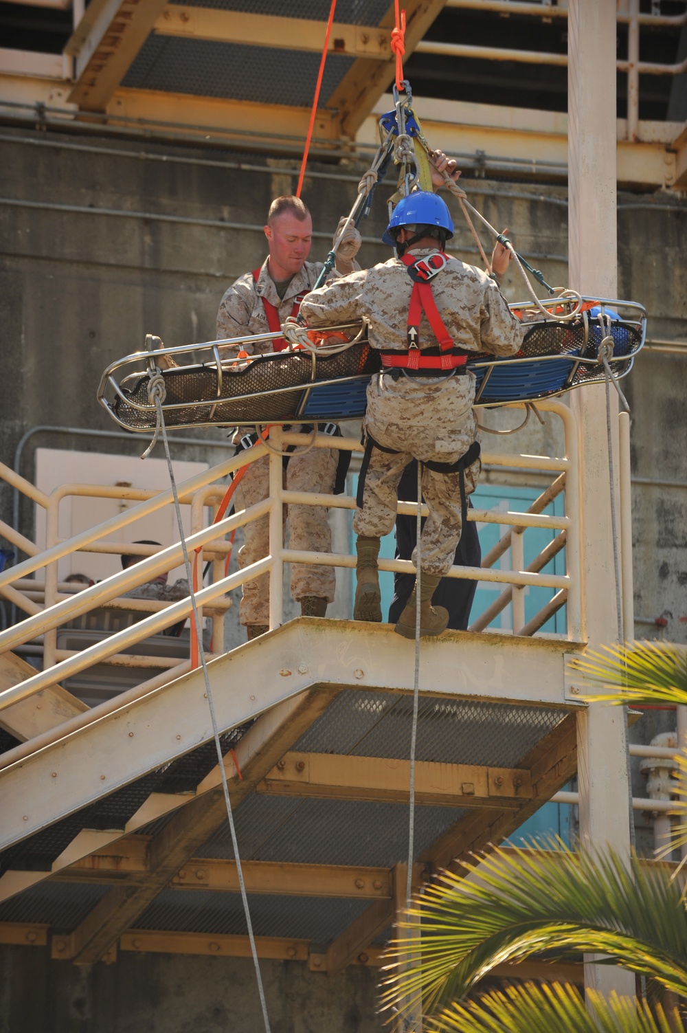 Logistics Marines train to rescue
