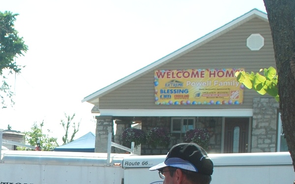 Charitable group rebuilds tornado victim's home