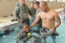 Water egress training tests soldiers’ confidence