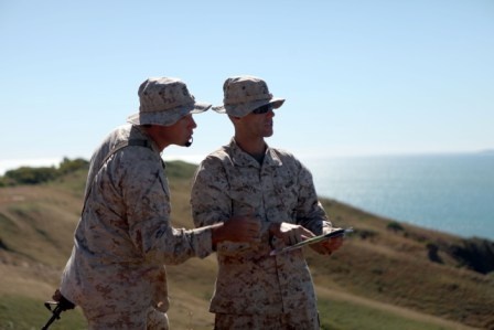 US Marines fire mortars during Talisman Sabre 2011