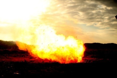 US Marines fire mortars during Talisman Sabre 2011