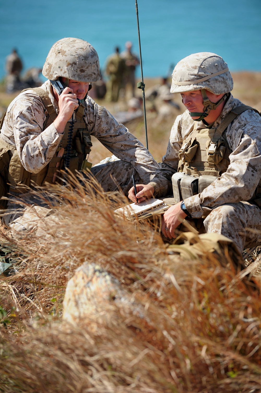 USMC 81 mm Mortar Platoon at Townshend Island