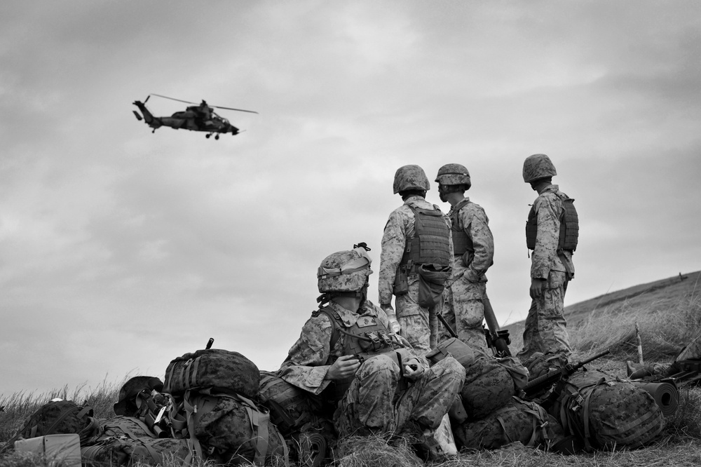 USMC 81 mm Mortar Platoon at Townshend Island