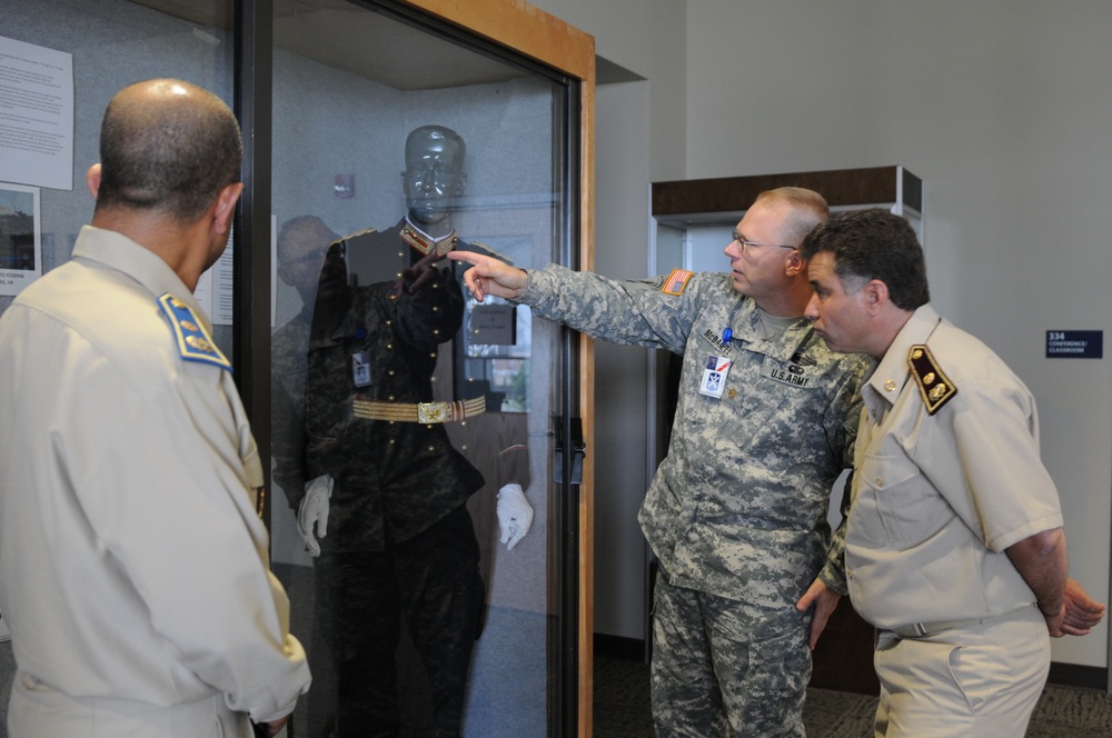 Moroccan army officers visit South Carolina National Guard