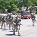 Officer candidates step off to final training phase