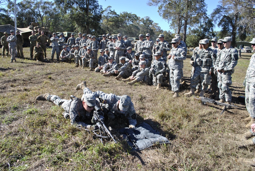 Australian Defence Force troops, US soldiers train together during Talisman Sabre 2011