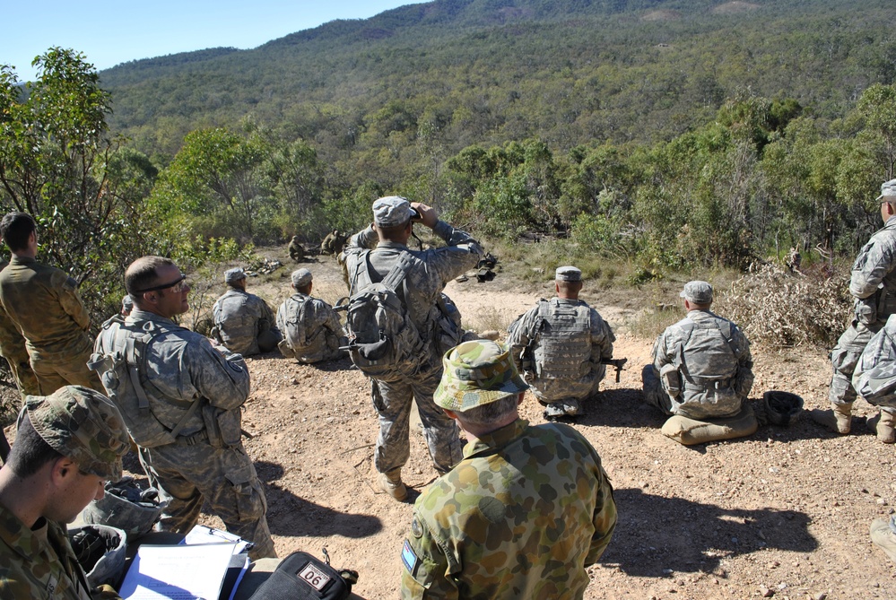 Australian Defence Force troops, US soldiers train together during Talisman Sabre 2011