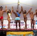 2011 GNC BayFest Body Search Fitness Competition finalists flex their muscles