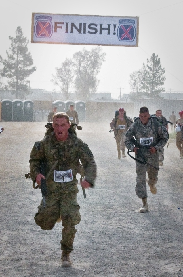 10th Mountain hosts combat relay in Afghanistan