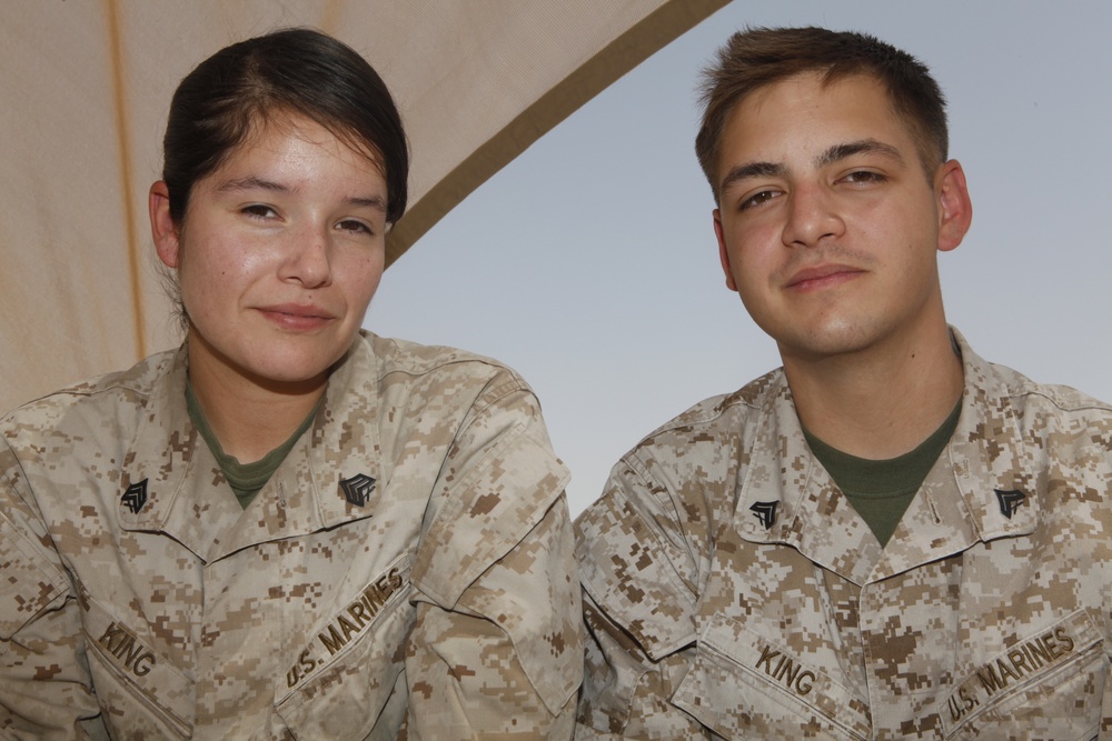 Six Marines, 3 couples, 1 squadron: Married Marines deploy together to Afghanistan