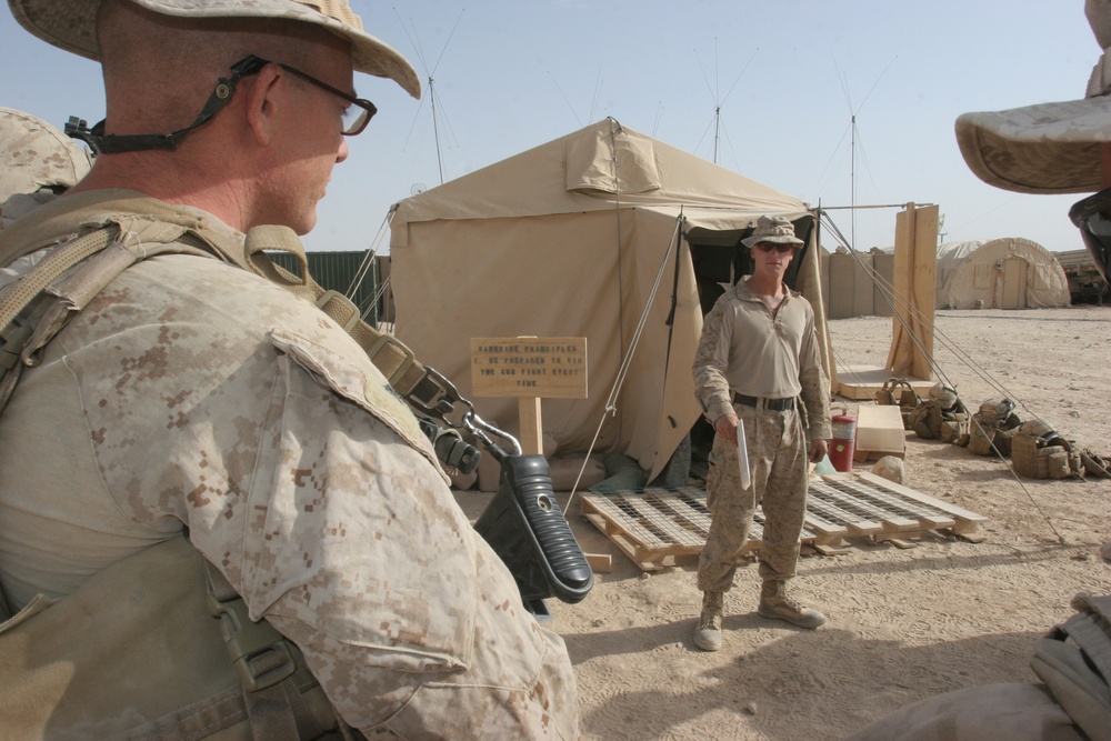 Franklin, Ky. native preps Marines for guard duty in Afghanistan