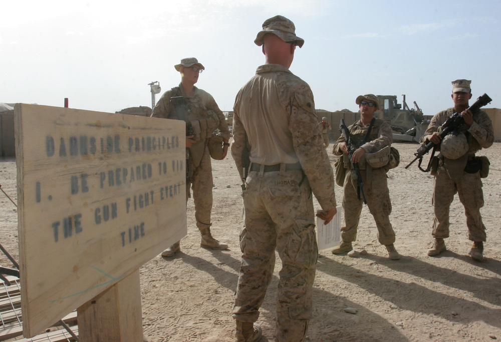 Franklin, Ky. native preps Marines for guard duty in Afghanistan