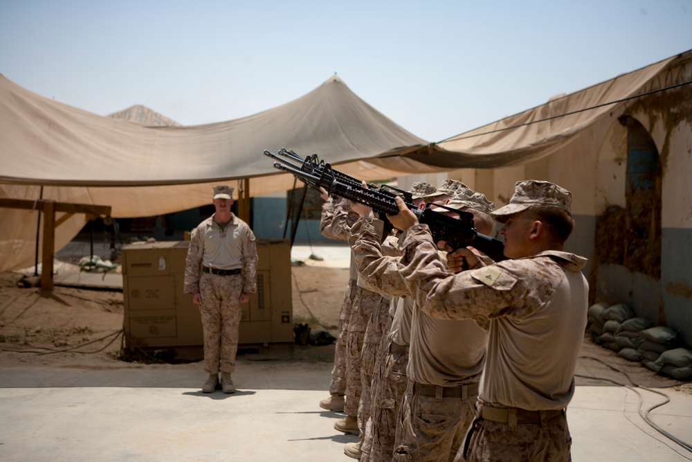 Marine honored for actions in Sangin