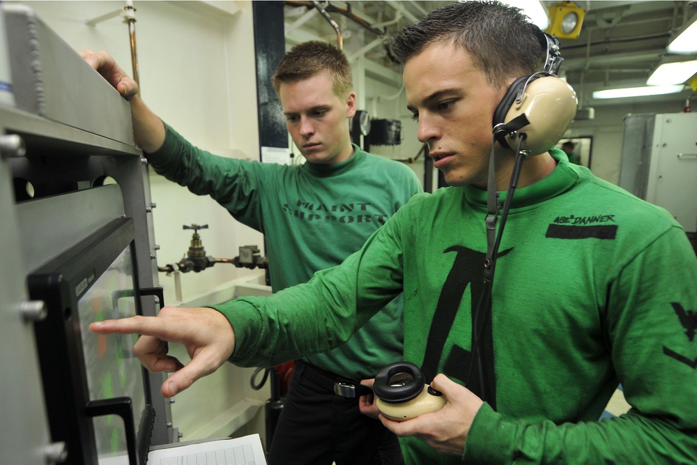 USS Ronald Reagan action