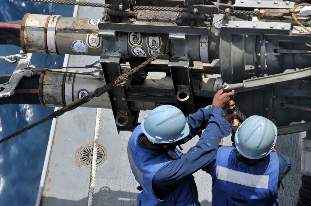 USS Green Bay action