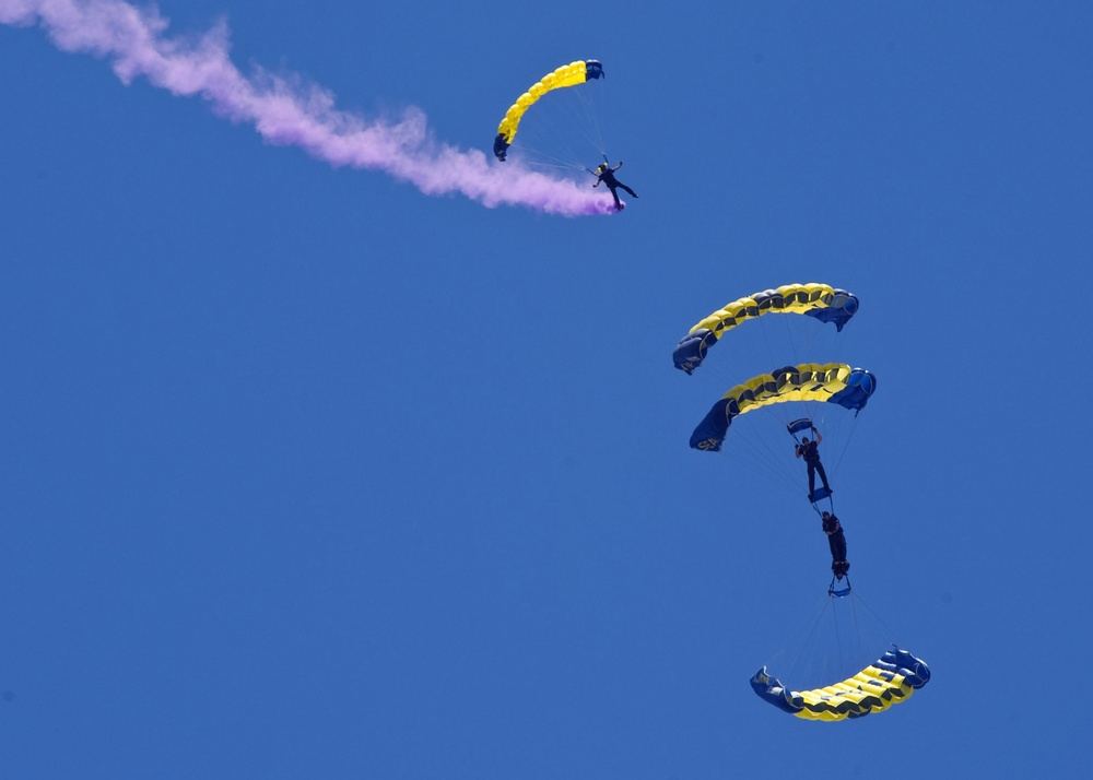 Navy Leap Frogs perform a capabilities exercise