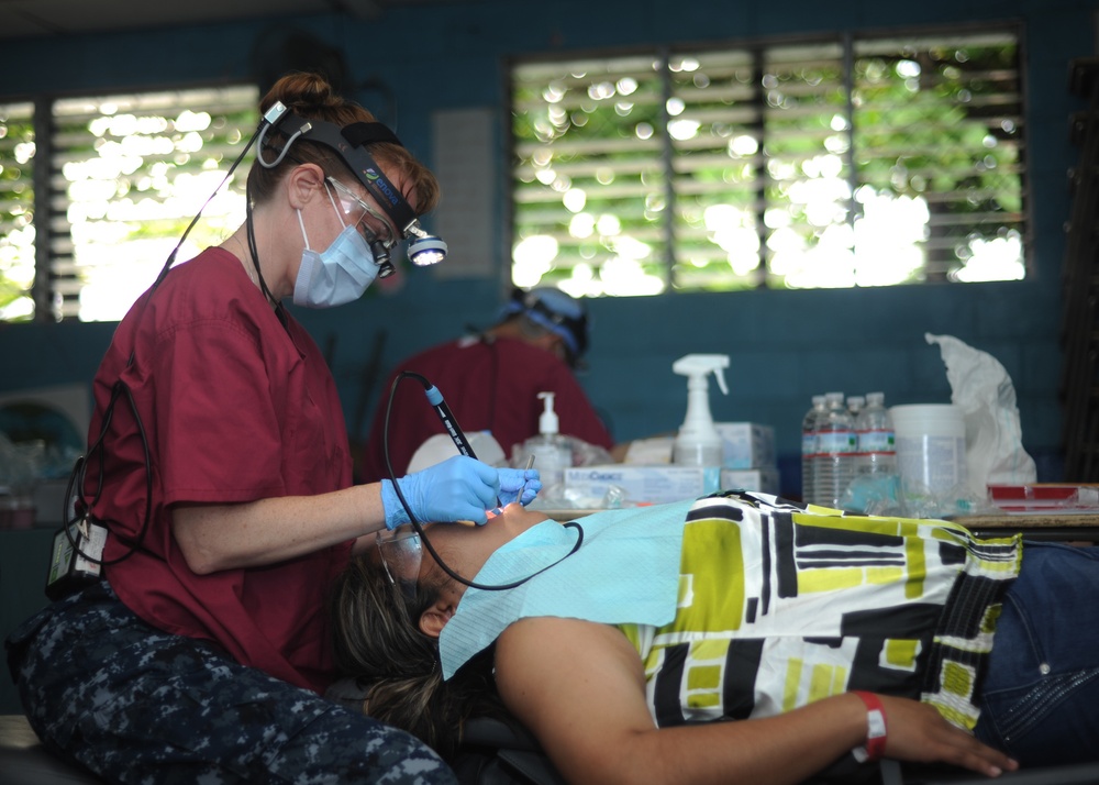 Community service project for Continuing Promise 2011 in Acajutla