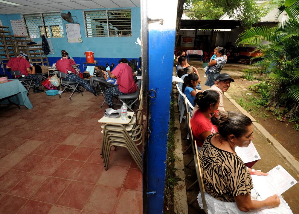 Community service project for Continuing Promise 2011 in Acajutla