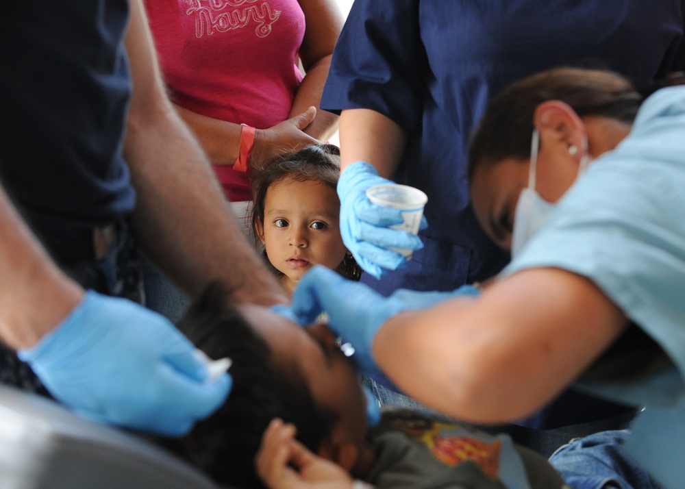 Community service project for Continuing Promise 2011 in Acajutla