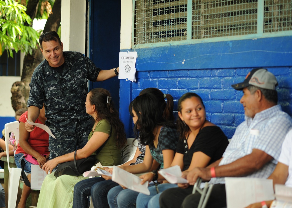Community service project for Continuing Promise 2011 in Acajutla