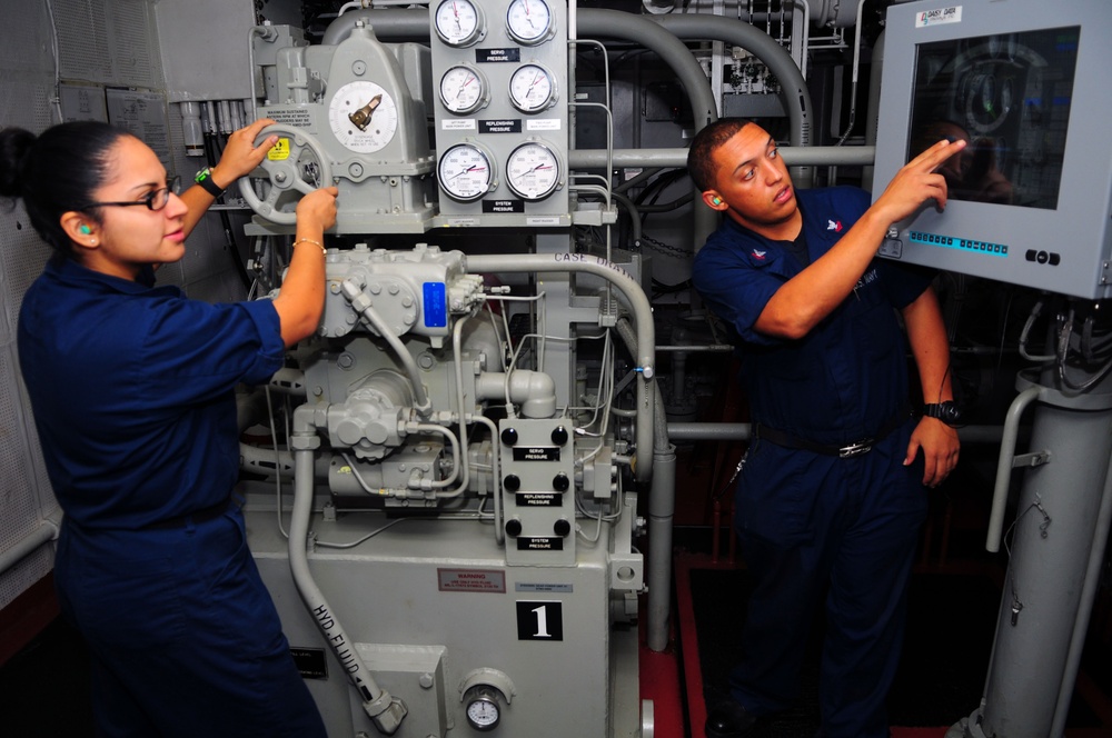 USS Ronald Reagan action