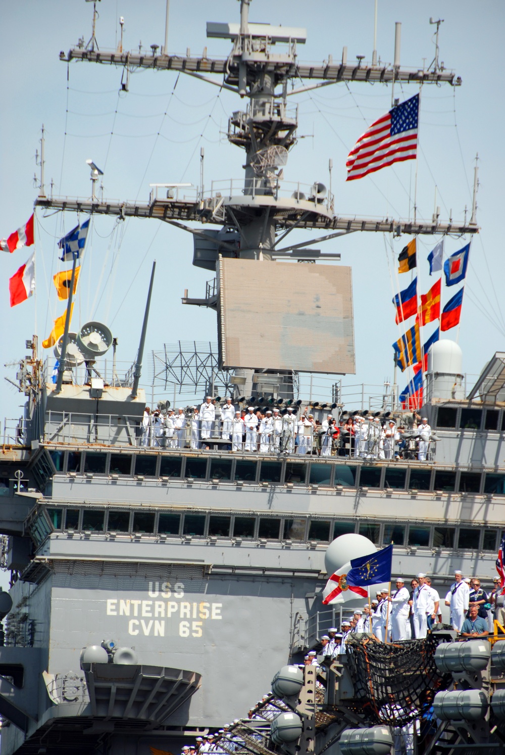 USS Enterprise returns to Norfolk