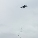 US soldiers parachute into Shoalwater Bay Training Area during Talisman Sabre 2011