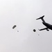 US soldiers parachute into Shoalwater Bay Training Area during Talisman Sabre 2011