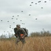 US soldiers parachute into Shoalwater Bay Training Area during Talisman Sabre 2011