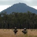 US soldiers parachute into Shoalwater Bay Training Area during Talisman Sabre 2011