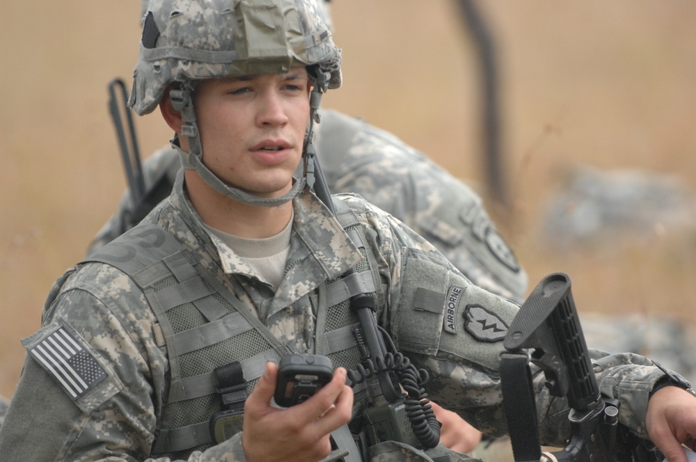 US soldiers parachute into Shoalwater Bay Training Area during Talisman Sabre 2011