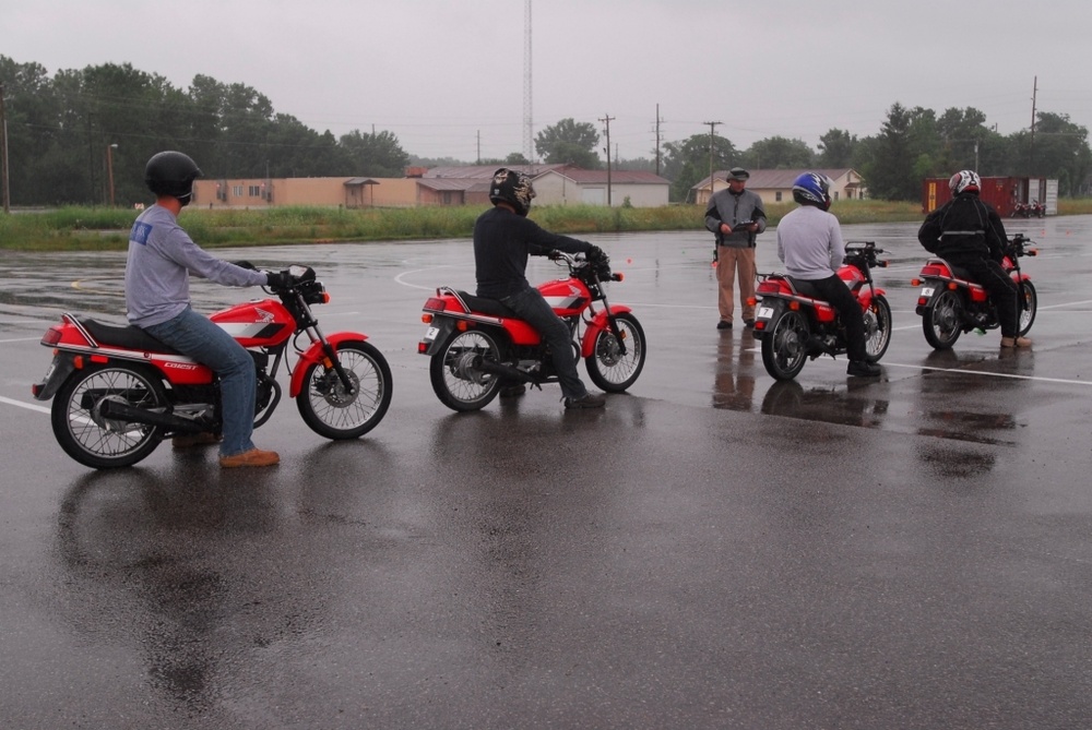 Instructor leads the way in motorcycle safety