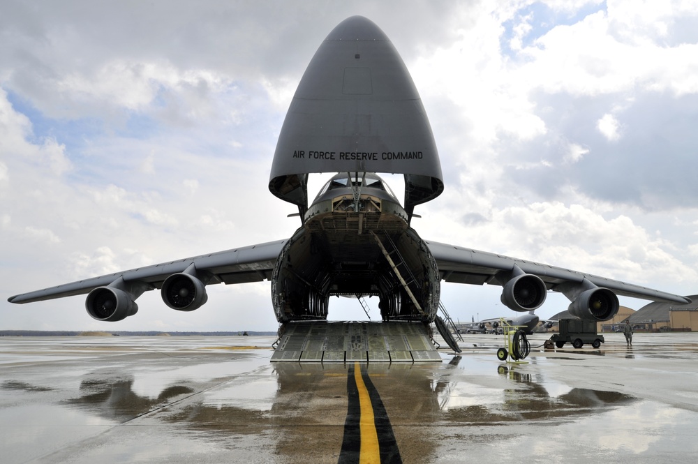 C-5 Galaxy cargo load