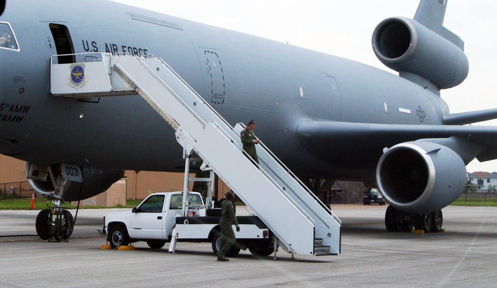 Scott Air Force Base personnel depart for Air Mobility Rodeo 2011