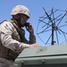 Communications Marines set up mobile command post