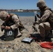 Communications Marines set up mobile command post