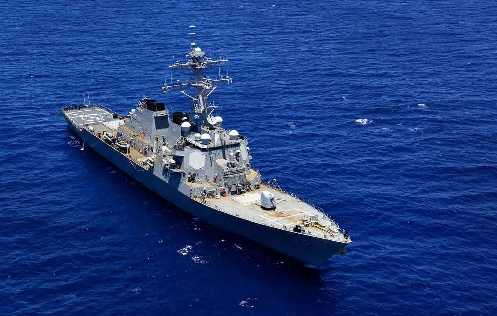 USS Russell in Pearl Harbor