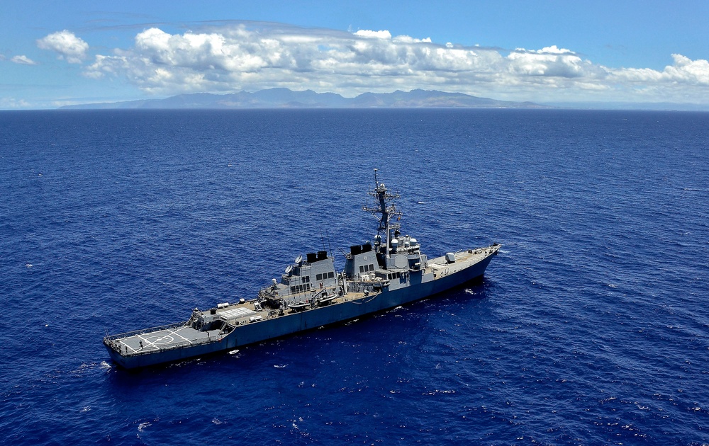 USS Russell in Pearl Harbor